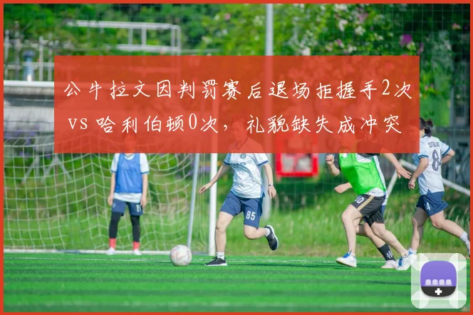 公牛拉文因判罚赛后退场拒握手2次 vs 哈利伯顿0次，礼貌缺失成冲突伏笔